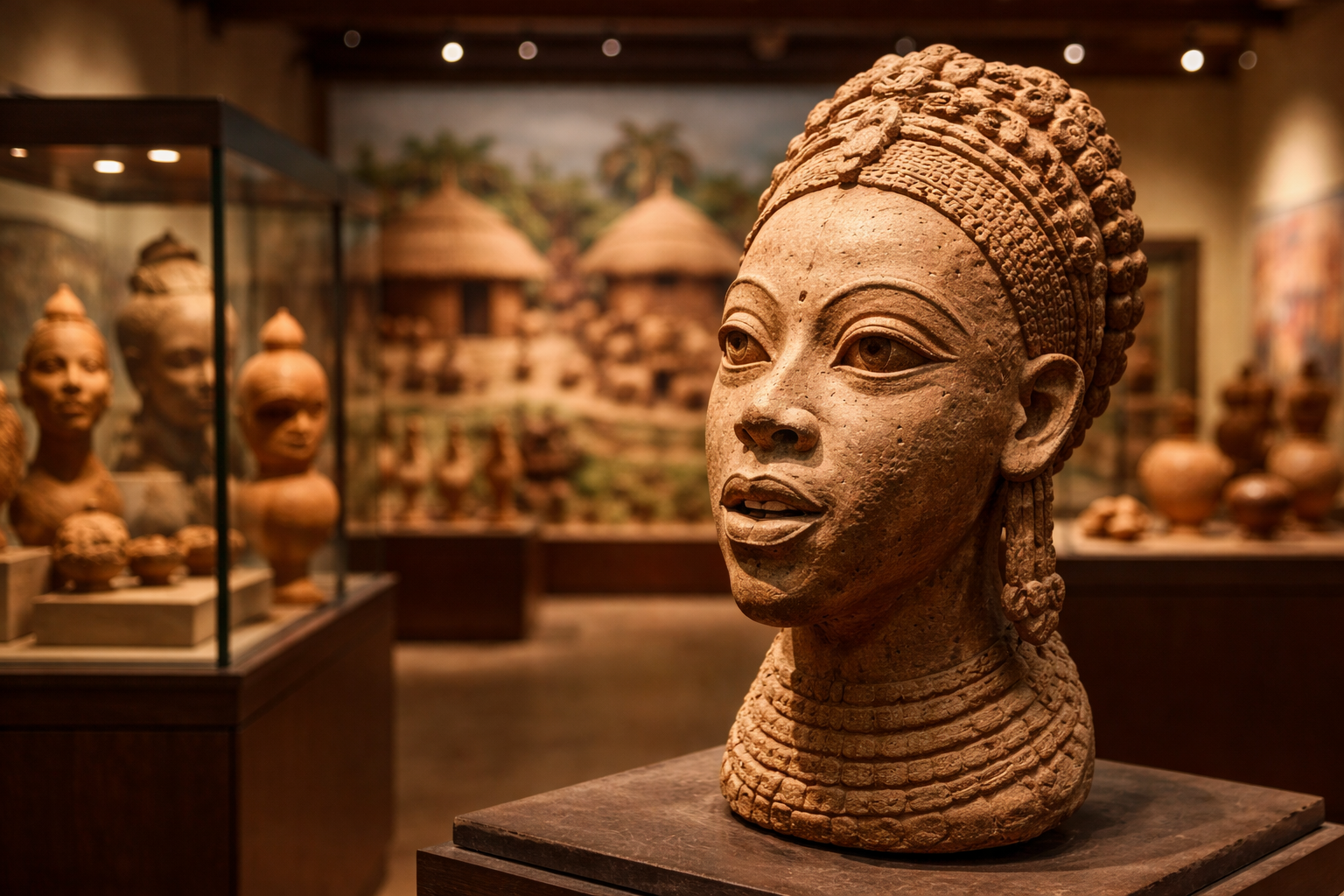 Ancient Nok terracotta sculpture from Jos Plateau, Nigeria – showcasing one of the country’s earliest known civilizations.
