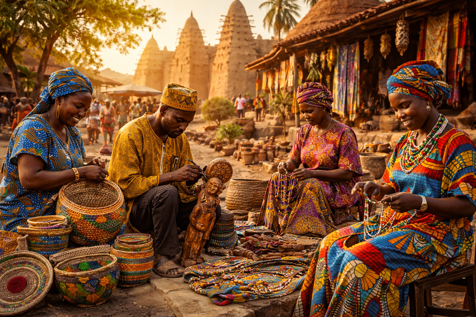 Cultural travel in Africa showcasing heritage sites, local communities, and sustainable tourism practices